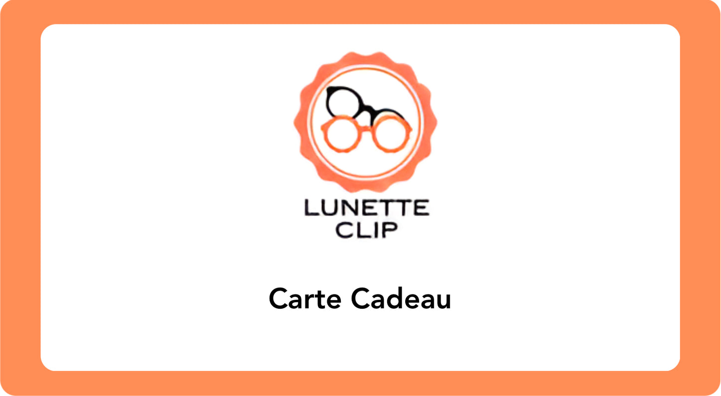 Carte-Cadeau LunetteClip