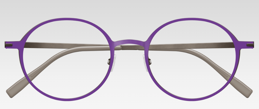 Lunettes clip Clip Violet intense Zenka Clip Face&Cie 2 CIE21