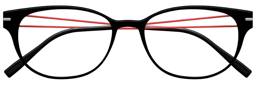 Zenka Lunettes Personnalisables Noir branches rouge Zenka Face&Cie 1 FC1DAS